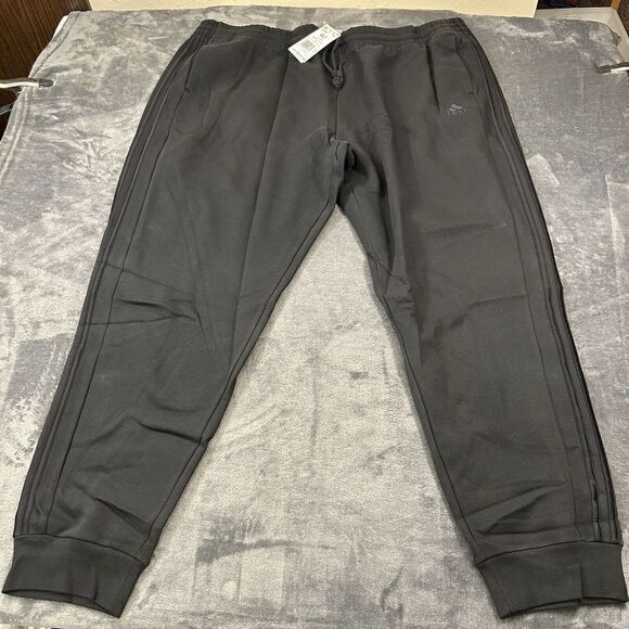 adidas Other - Adidas Pants Mens 4XLT Black Sweatpants Jogger 3‎ Stripe Comfort 46x32" NEW